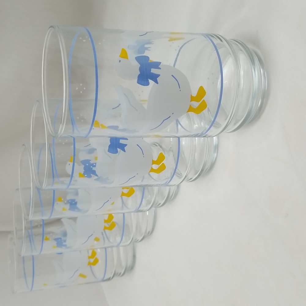 Anchor Hocking Farm Country Goose Tumbler Glasses - Picture 11 of 13